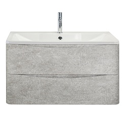 BelBagno Тумба с раковиной Acqua 90 подвесная Cemento Verona Grigio – фотография-2