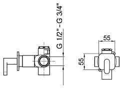 Webert Запорный вентиль Living LV690101 1/2" – фотография-2