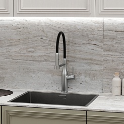 Sancos Смеситель для кухни Pride SC4011BNG нержавеющая сталь – фотография-4