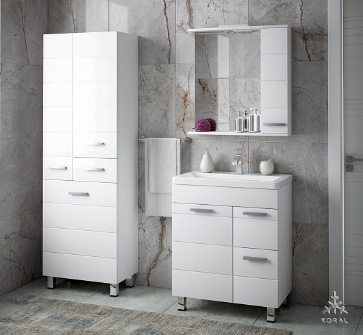 Corozo Шкаф-пенал Денвер 60 Z1, корзина – фотография-2