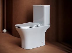 Ceramicanova Унитаз напольный Alfa Rimless CN9002 белый CN9002 – фотография-7