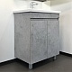 Comforty Мебель для ванной Осло 70НД бетон светлый – картинка-18