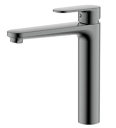 Aquatek Смеситель для раковины Ника AQ1804BGM оружейная сталь – фотография-1