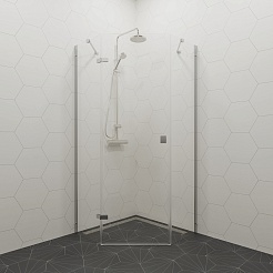 Triton Душевой уголок Сигма-хром 90/90 Щ0000054218 – фотография-2