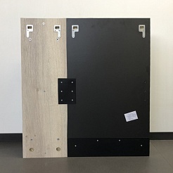 Comforty Зеркальный шкаф Бонн 75 дуб дымчатый – фотография-4