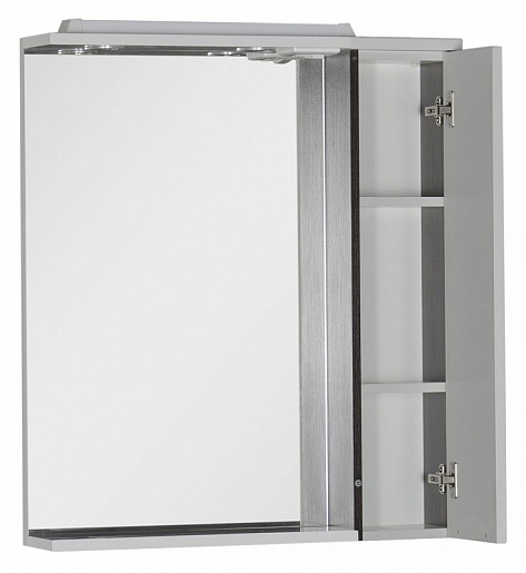 Aquanet Зеркальный шкаф "Гретта 75" венге – картинка-3