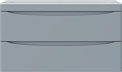 Vivon Тумба под раковину Ostin 90 подвесная серая матовая – фотография-1