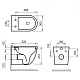 BelBagno Унитаз подвесной Senso-R BB017CHR – фотография-13