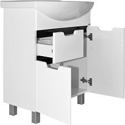 Mixline Тумба с раковиной Прометей 65 белая – фотография-2