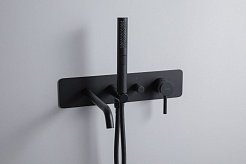 Allen Brau Смеситель для ванны Priority 5.31A05-31 (с внутренней частью) черный матовый – фотография-6