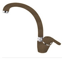 Florentina Смеситель "Омега AV" коричневый для кухонной мойки