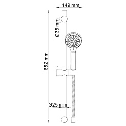 WasserKRAFT Душевой комплект A064 – фотография-5