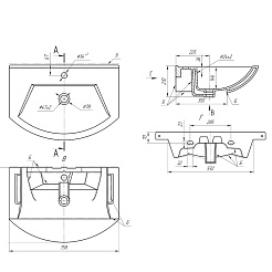 Owl 1975 Мебель для ванной Eland 75 дуб сонома – фотография-9