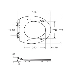 BelBagno Крышка-сиденье Acqua BB2020-1SC с микролифтом – фотография-2