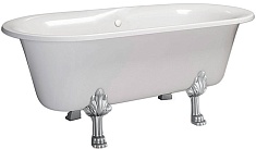 Фэма Ванна из литьевого мрамора Феррара (ножки хром)