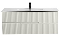 Cezares Тумба с раковиной Duet-N 120 подвесная CZR-8095-120 альпака брашированная