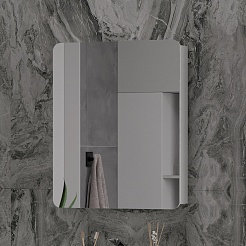 Volna Зеркальный шкаф Volna 60 белый – фотография-4