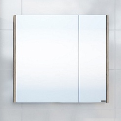 СанТа Зеркальный шкаф Сатурн 70 дуб австрийский – фотография-3