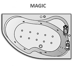 Kolpa San Акриловая ванна Lulu 170x110 L Magic – фотография-3