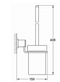 Grohe Ершик Allure 40340000 – фотография-3