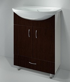 Какса-а Мебель для ванной Венге 60 L – фотография-2