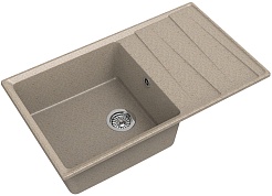Granfest Мойка кухонная GF-LV-860L песочный – фотография-1