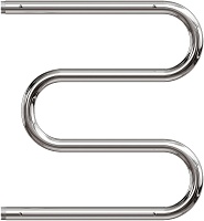 Point Полотенцесушитель водяной М-образный 500x500 PN38555P с полкой хром