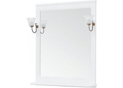 Aquanet Зеркало Aquanet Валенса NEW 85 белый – фотография-3