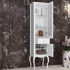 Opadiris Шкаф-пенал для ванной Лаура 45 R белый – фотография-2