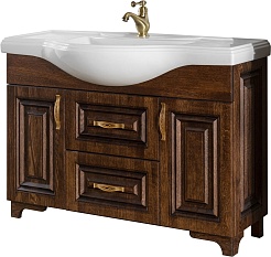 Водолей Тумба с раковиной Дубэлла 105 венге – фотография-1