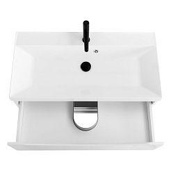 BelBagno Тумба с раковиной Marino 80 подвесная Bianco Lucido – фотография-5