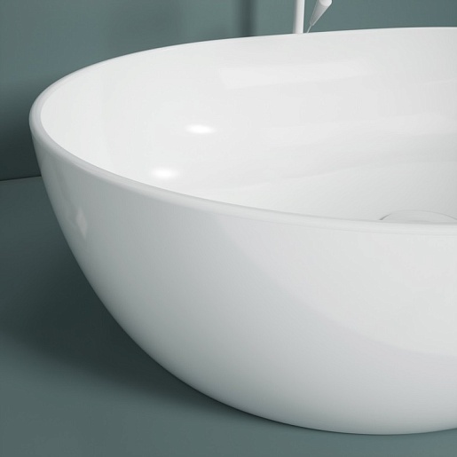 Esbano Раковина накладная Coral-N 48.5 белая – картинка-5