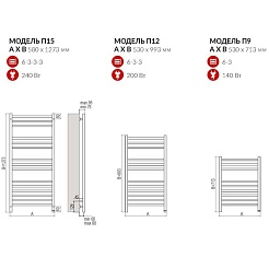 Terminus Полотенцесушитель электрический Ватикан П12 – фотография-3