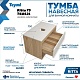 Teymi Тумба с раковиной Ritta 75 дуб эврика/белый матовый T60521 раковина T50105 – картинка-14