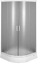 Aquanet  Душевой уголок "AQ7 90x90" узорчатое стекло – фотография-1