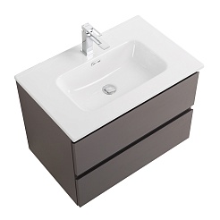 BelBagno Тумба с раковиной Kraft 60 подвесная Темно-Серый матовый с раковиной BB600ETL – фотография-7