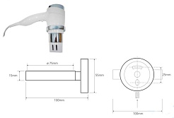 Bemeta Держатель фена Omega 101117012 – фотография-2
