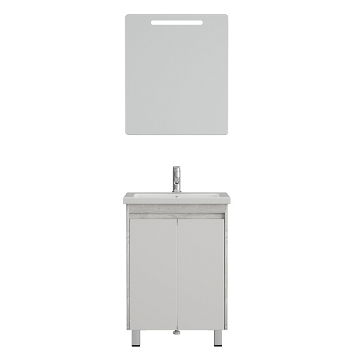 Corozo Зеркало-шкаф Остин 50/С, пайн белый – картинка-5