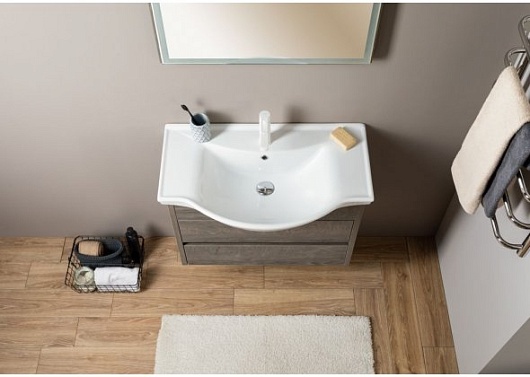 Aquanet Комплект мебели Сидней 80 дуб рошелье – картинка-13