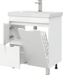 Onika Тумба с раковиной Айленд 70 с б/к белая – фотография-3
