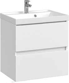 Водолей Мебель для ванной Best 60 подвесная белая – фотография-2
