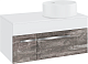 Runo Тумба под раковину Вудлайн 85 железный камень/белая – картинка-24