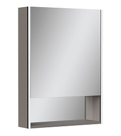 Equil Зеркальный шкаф Smile 60 R лен антрацит – фотография-1