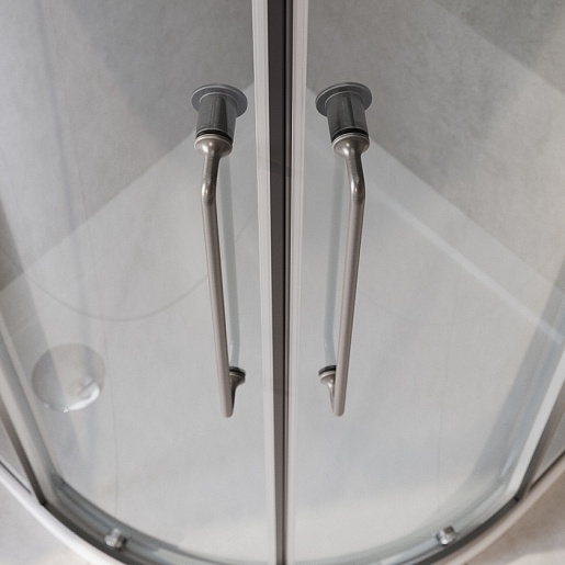 Cezares Душевой уголок Relax 304 RELAX-304-RH-2-120/90-C-GM 120x90 профиль оружейная сталь стекло прозрачное – картинка-7