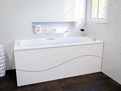 Фэма Экран для ванны Фэма Алассио 180 стеклопластик с покрытием – фотография-3