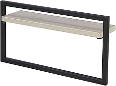 Акватон Полотенцедержатель Лофт Урбан 40 с полкой черный/дуб орегон