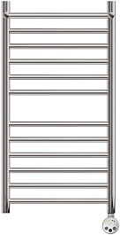 Point Полотенцесушитель электрический П11 500x800 PN10158SPE с полкой хром – фотография-3