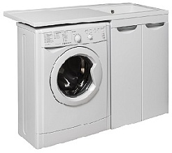 Runo Тумба с раковиной Лира 120 L белый – фотография-1