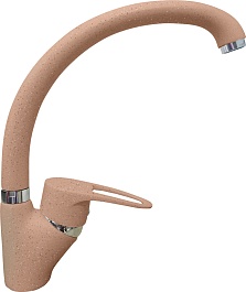 Granfest Смеситель для кухни 1024 светло-розовый – фотография-1