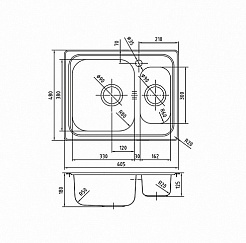 Iddis Мойка из нержавеющей стали Strit STR60SXi77 полированная – фотография-2